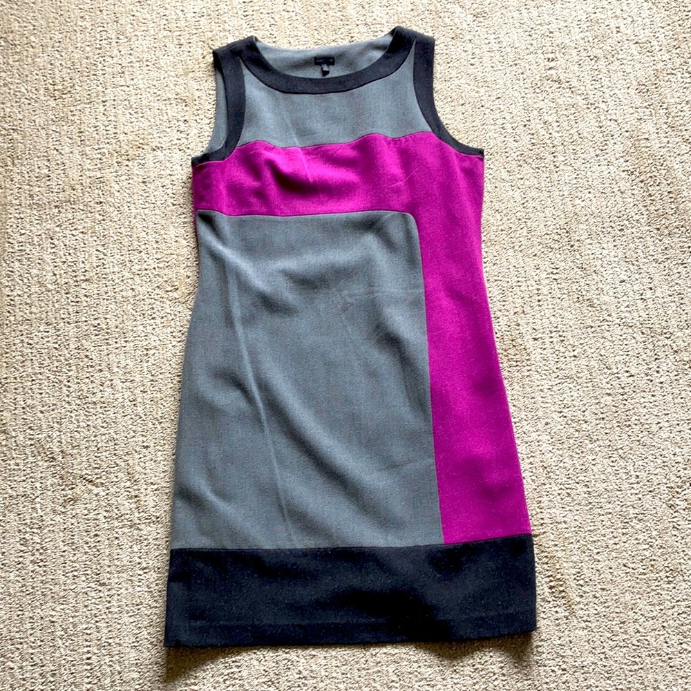 Color Block Sleeveless Dress
